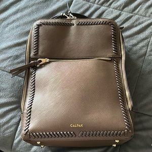 Work leather backpack CALPAK
